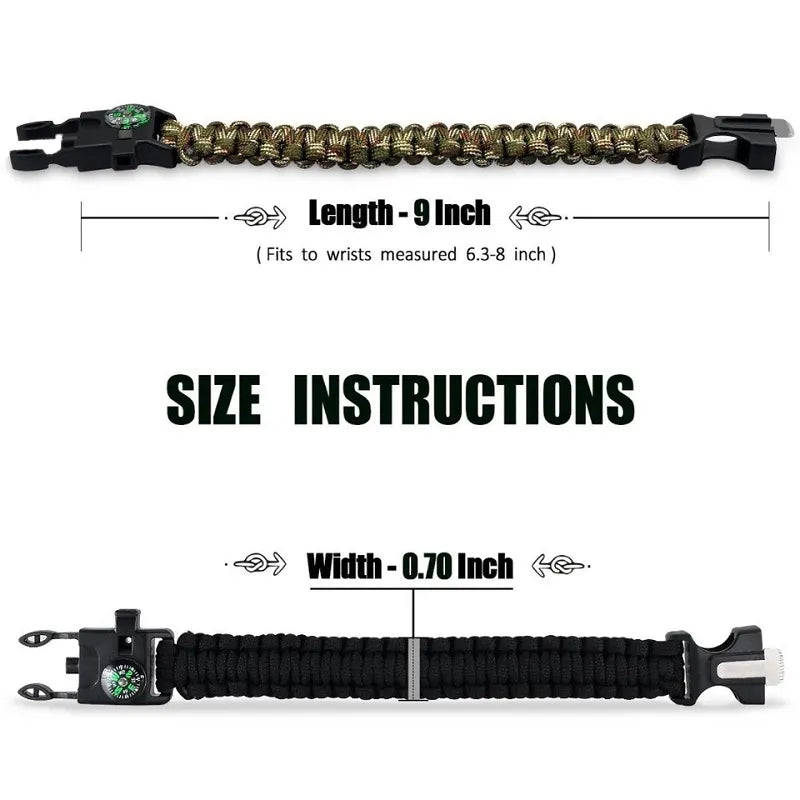 Survival Paracord Bracelet