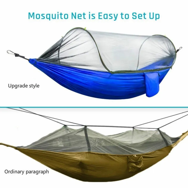 2023 Camping Hammock with Mosquito Net