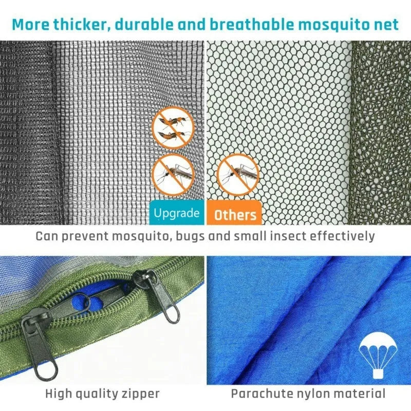 2023 Camping Hammock with Mosquito Net